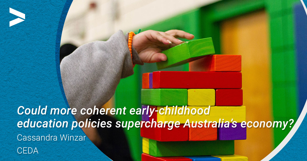CEDA Could more coherent earlychildhood education policies